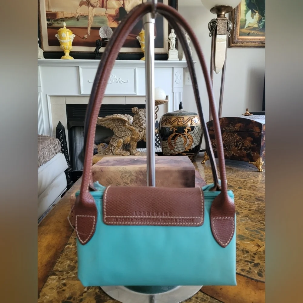 Longchamp Green Foldable Nylon Tote - Picture 2 of 12